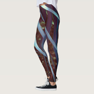 Leggings Rêve de Palmetto Bleu