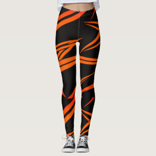Leggings rêve légendes de contrôle noir et orange
