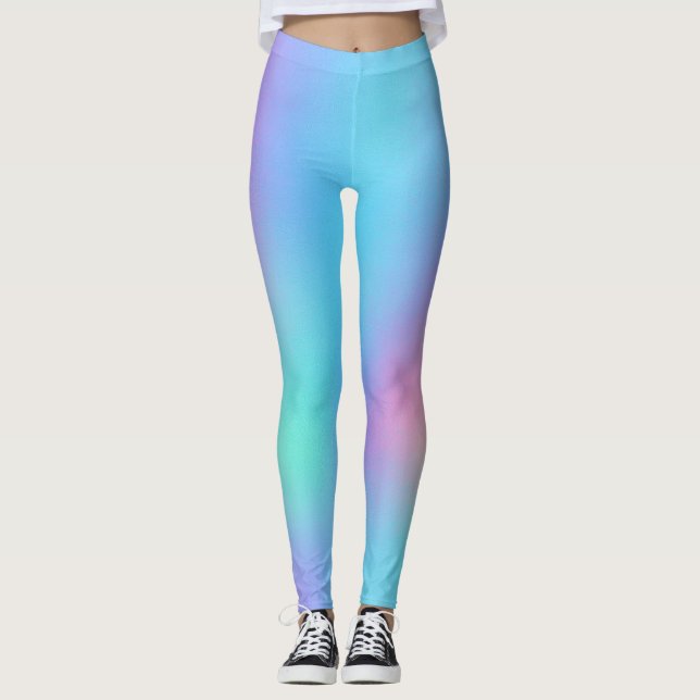 Leggings Rêve Pastel Holographique (Devant)