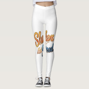 Leggings "Réveillé, Pas Fatigué."