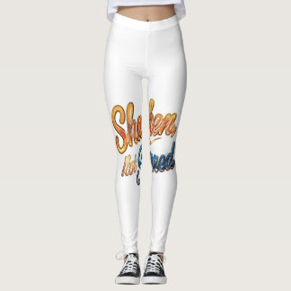 Leggings "Réveillé, Pas Fatigué."