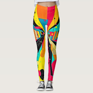 Leggings Rêves vifs : une odyssée néon