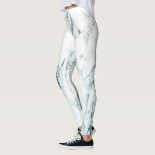 Leggings Revêtement de marbre vert