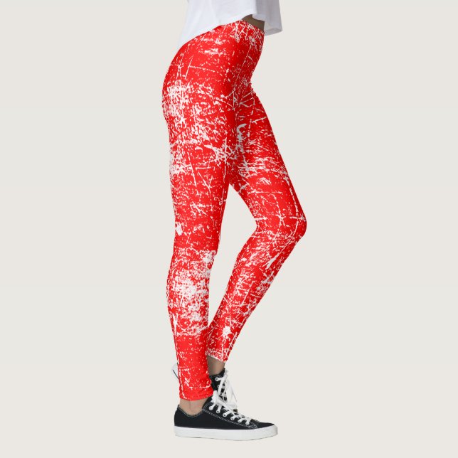 Leggings Revêtement rouge (Droite)
