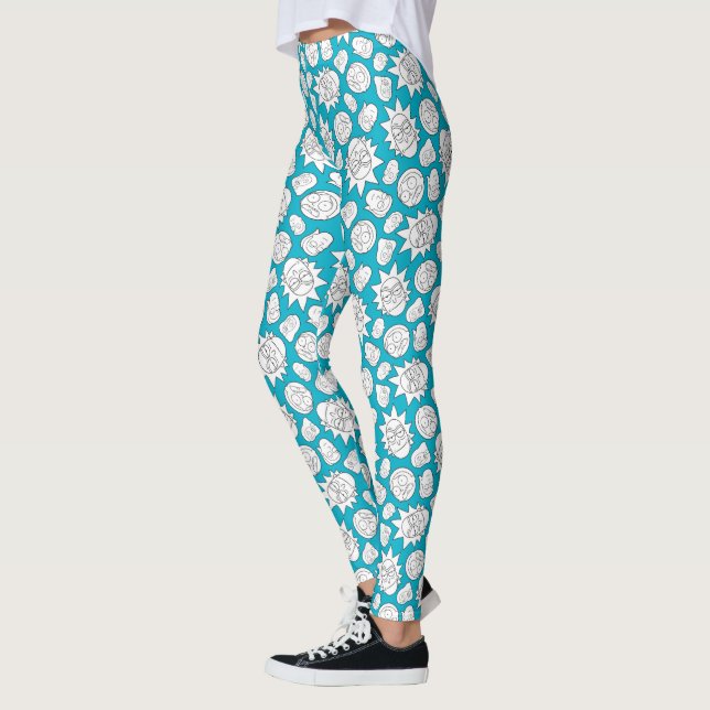 Leggings RICK ET MORTY™| Motif du chef de famille Smith (Gauche)