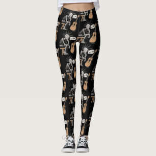 Leggings Robot de musique confus