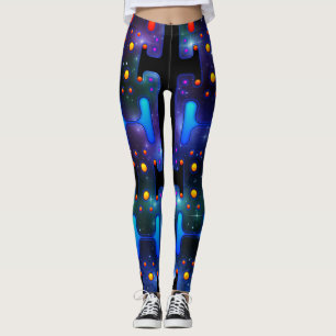 Leggings Robot futuriste mécanique Android