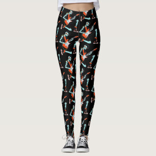 Leggings Robot guitariste