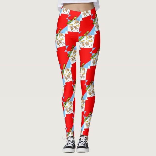 Leggings Rochers de trompette (Devant)