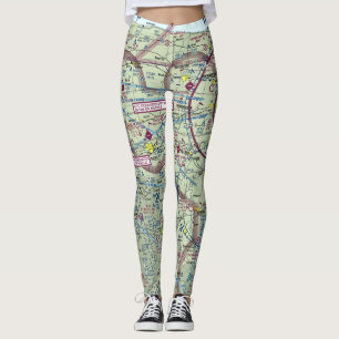 Leggings Rochester NY Aviation Map Prix de vente