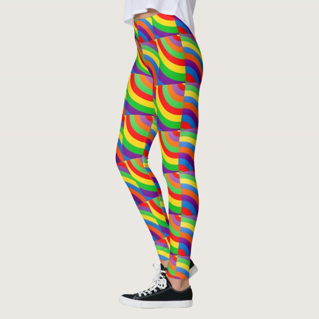 LEGGINGS ROCKING RAINBOW SOCK PETITS MOTIFS (Gauche)