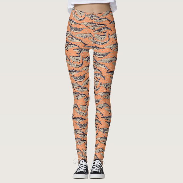 Leggings rorquals de pin (Devant)
