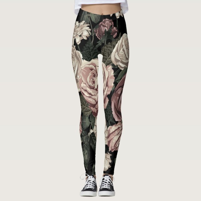 Leggings rose (Devant)