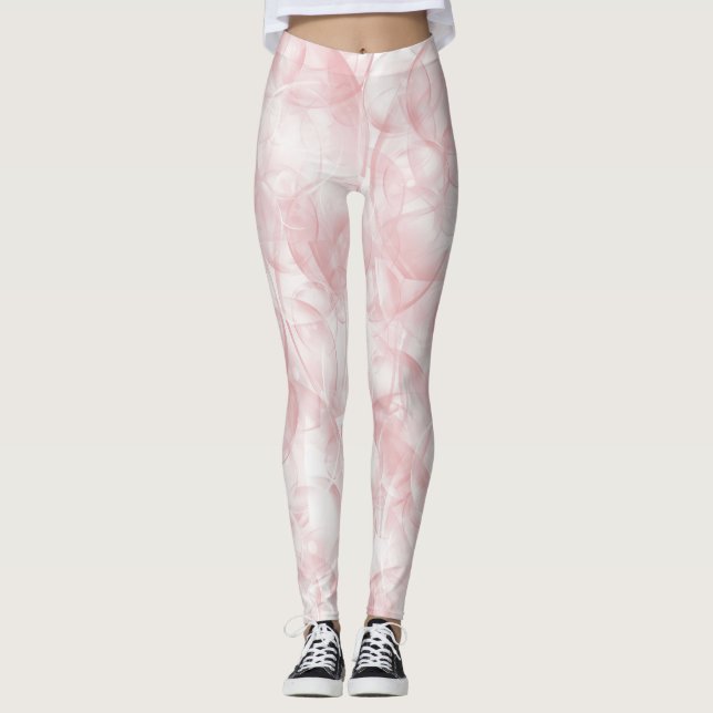 Leggings Rose artistique  (Devant)