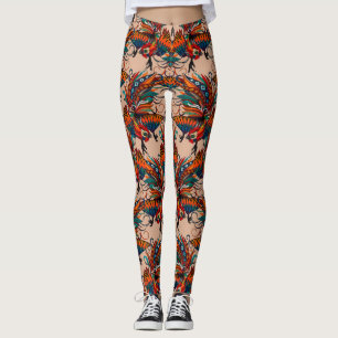 Leggings rose beige