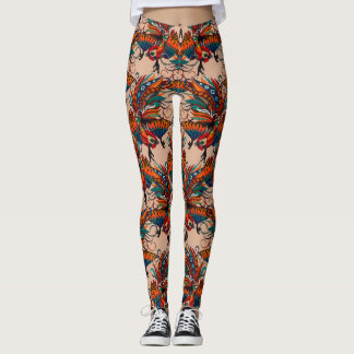 Leggings rose beige