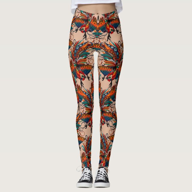 Leggings rose beige (Devant)