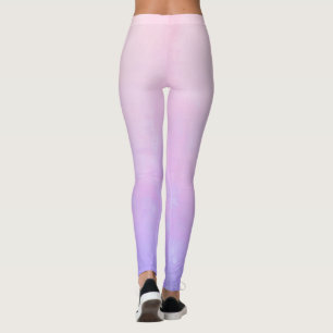 Leggings Rose Bleu rustique ombre