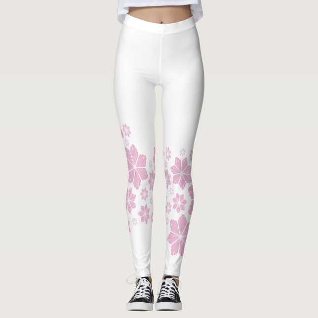 Leggings Rose clair (Devant)