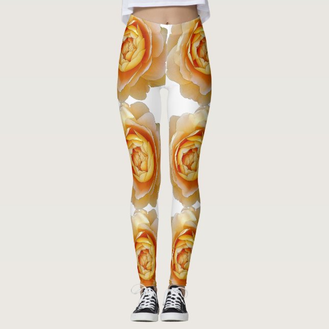 Leggings Rose d'or (Devant)