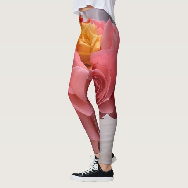 Leggings rose jaune (Gauche)