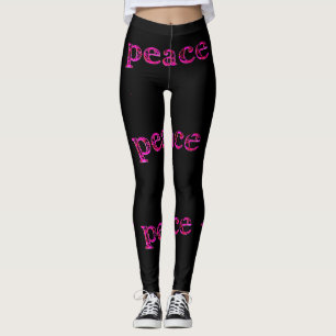 Leggings rose noir