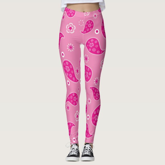 Leggings Rose Paisley (Devant)