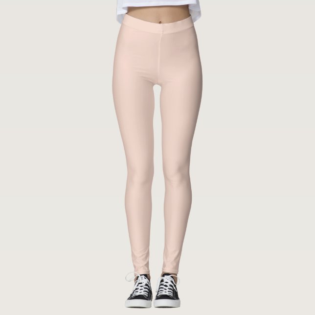 Leggings Rose Pêche Rosé (Devant)