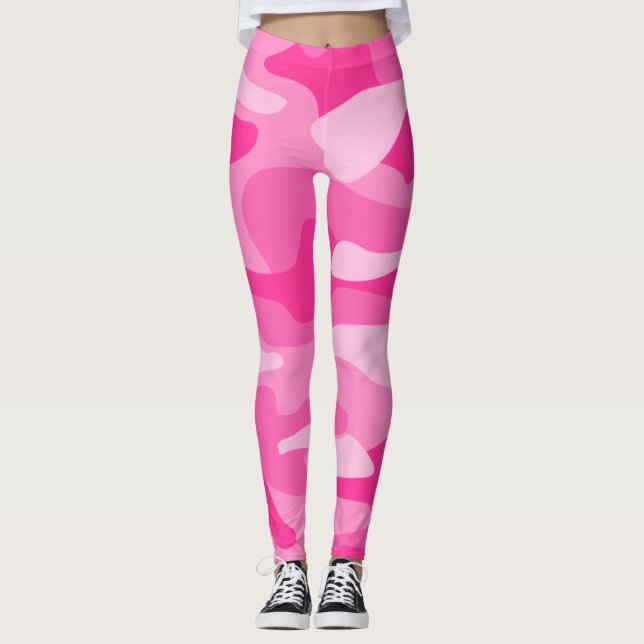 Leggings Rose Persan Camo Monocolore (Devant)