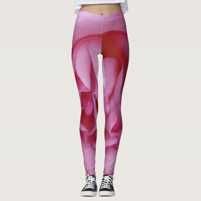 Leggings Rose rose (Devant)