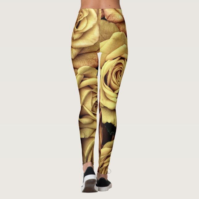 Leggings Rose sepiqué (Dos)