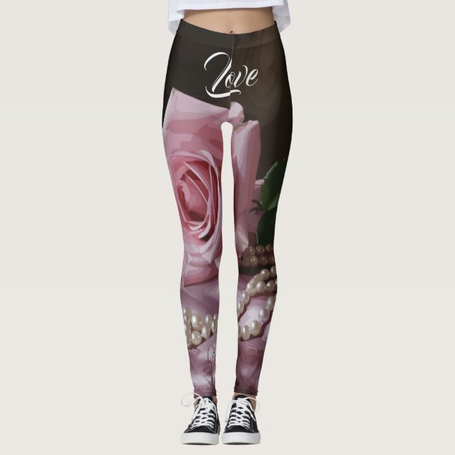Leggings Rose Silken (Devant)