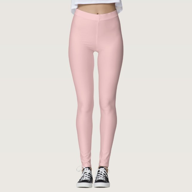 Leggings Rose Uni Rose (Devant)