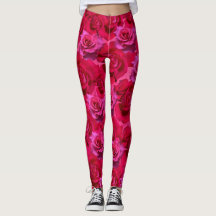 Leggings roses