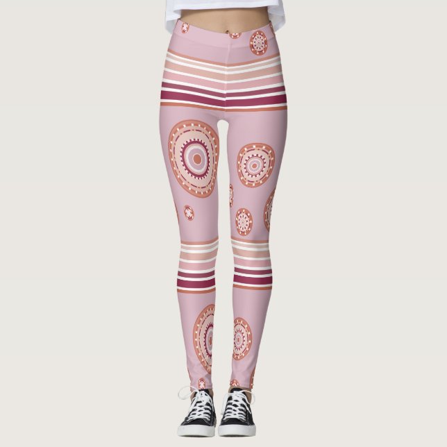 Leggings roses (Devant)