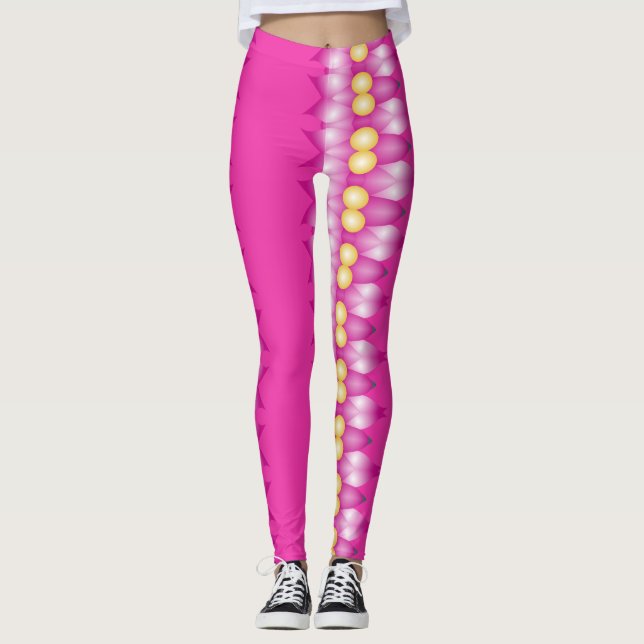 Leggings roses (Devant)