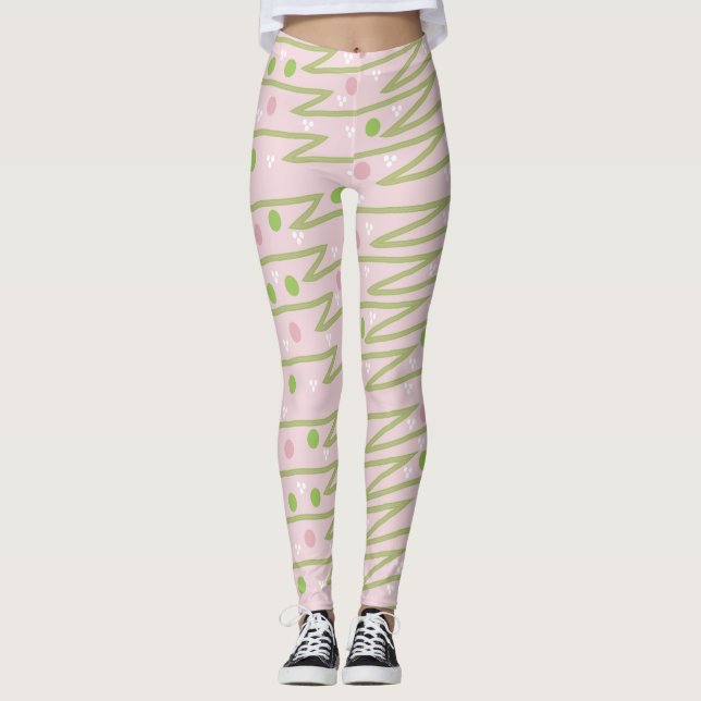 Leggings roses (Devant)