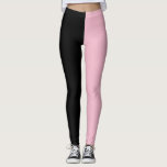 Leggings roses et noirs<br><div class="desc">Faites une déclaration avec ces leggings noirs et roses. Pour la remise en forme,  le yoga,  la danse,  la salle de gym,  la course,  le plaisir et la vie!</div>