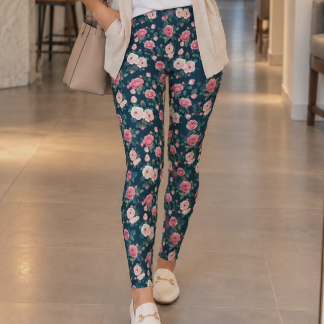 Leggings Roses roses classiques (Créateur téléchargé)