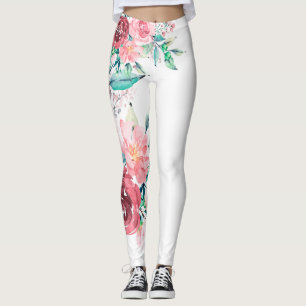 Leggings Roses roses roses et rouges étonnantes