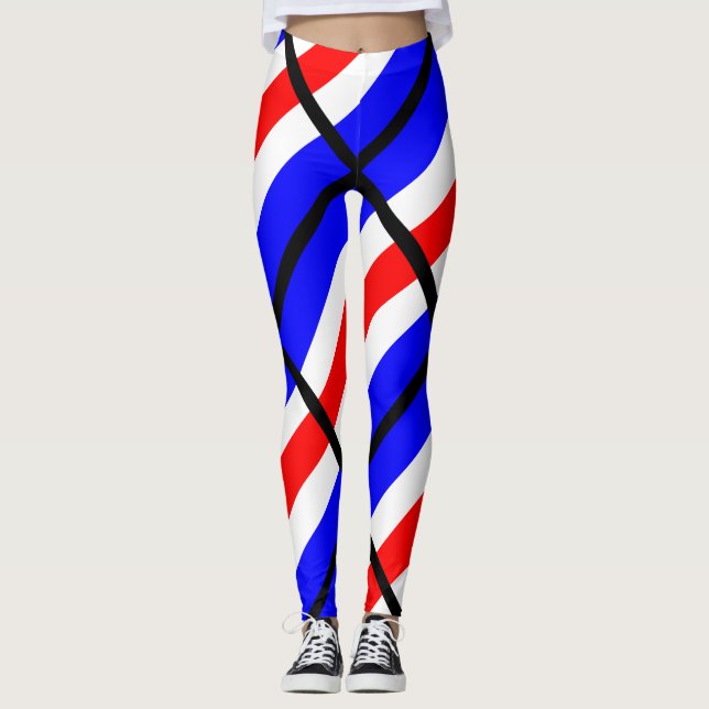 Leggings Rouge bleu Charlie (Devant)