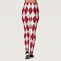 Rouge Jacquard Crimson rose Petit Diamant Forme