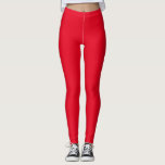 Leggings Rouge simple solide<br><div class="desc">Légendes solides simples rouges</div>