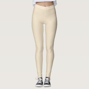 Leggings Rouge uni beige clair