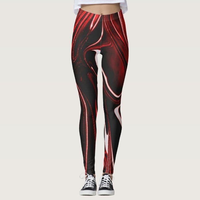 Leggings ROUGES FONCÉ (Devant)