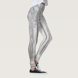 Leggings Route mystérieuse dans une forêt de brouillard gel