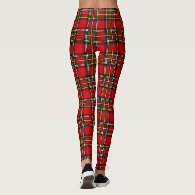 Leggings Royal Stewart Clan Tartan Plaid (Dos)
