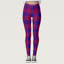 Royal Tartan Bliss : Moderne Élégance bleue et rou