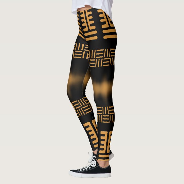 Leggings royaux noirs africains (Gauche)