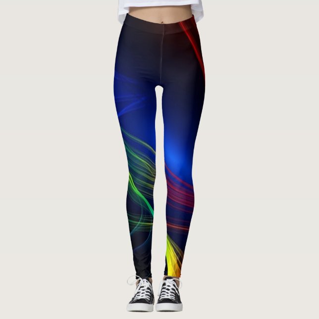 Leggings Ruban coloré des lumières (Devant)